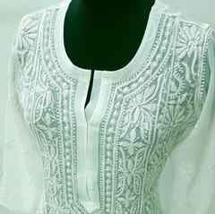 Aabroo Chikankari Kurtis